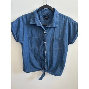 Bebe Button Down Top | Large